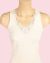 Skin Ribana Guipure Wide Strap Undershirt-166